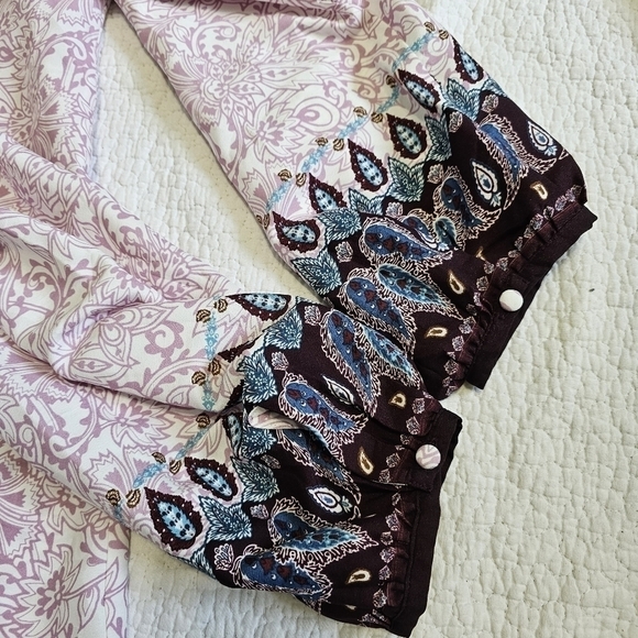 NWT Ann Taylor LOFT Vine Paisley Off The Shoulder Halter Dress - Picture 4 of 8